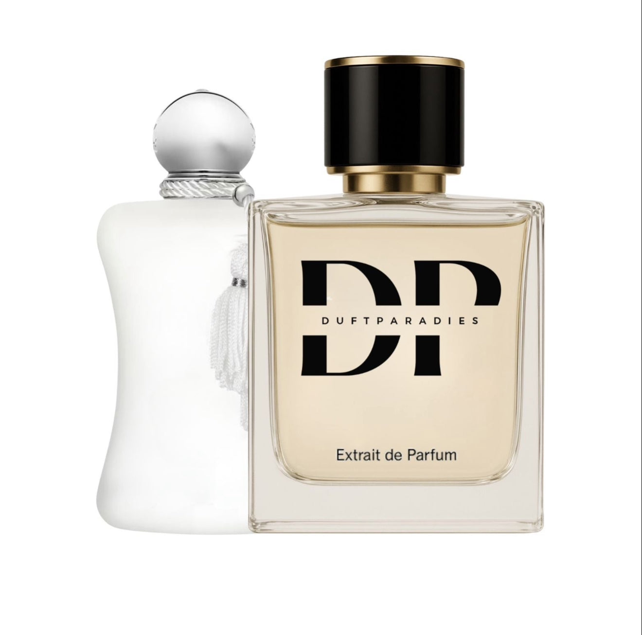 W196 Valaya Duftparadies Parfümflasche mit elegantem Design, sichtbar auf weißem Hintergrund