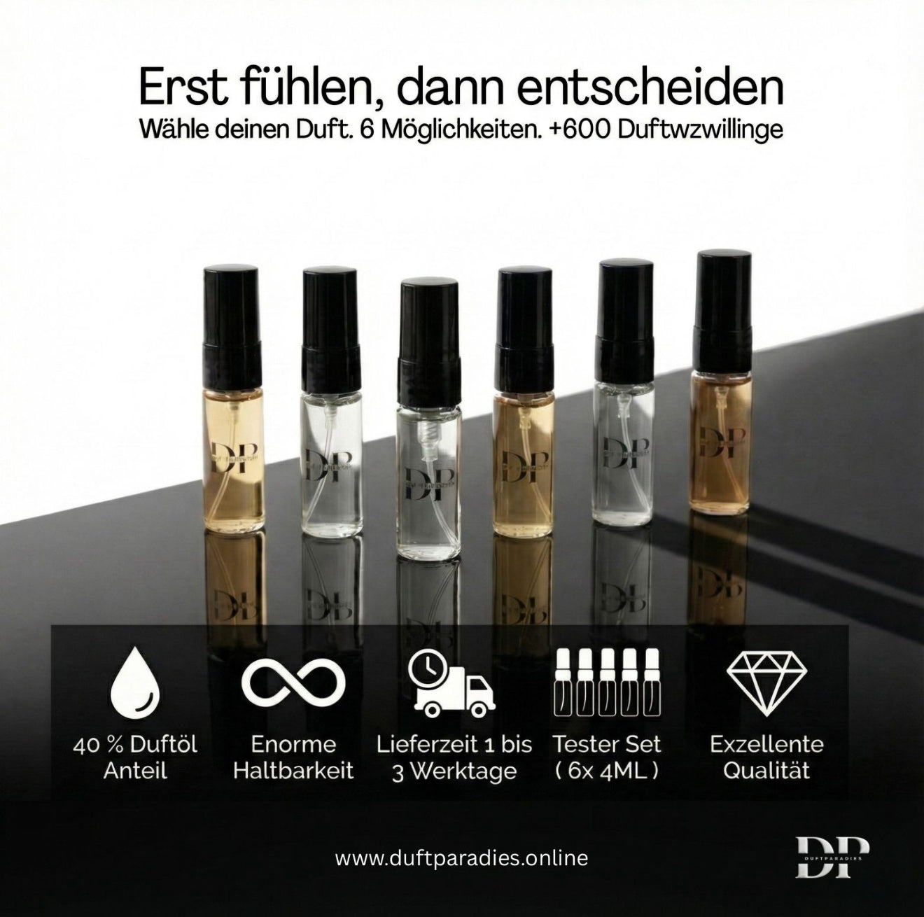 Tester Set ( 6x 4ML ) *nur 1 Set pro Bestellung möglich