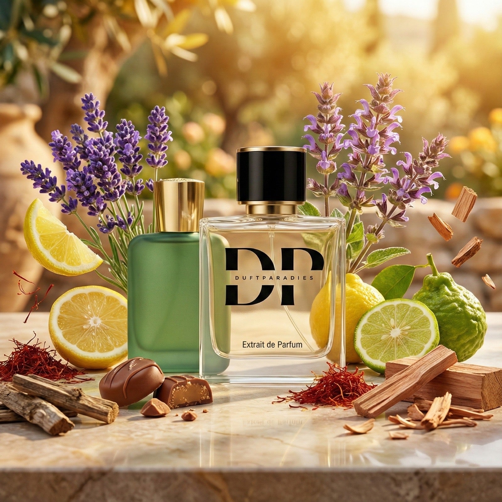 Duftparadies M332 Haltan Duftkerze in eleganter Glasvase, mit aromatischem Duft und stilvollem Design.