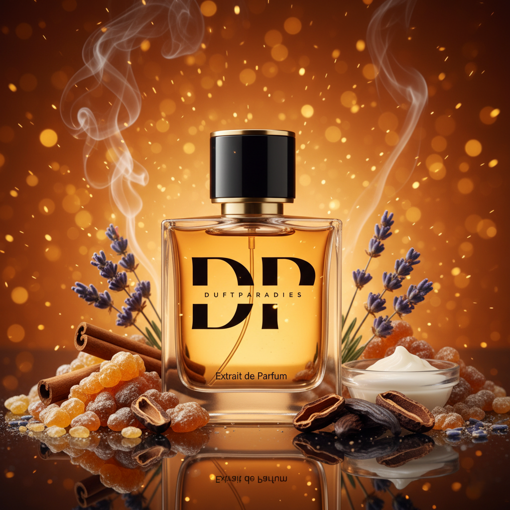 Duftparadies M9991 Grandet Orangoir Parfümflasche mit orangefarbenem Design, elegante Verpackung, hochwertiges Parfüm für Damen und Herren