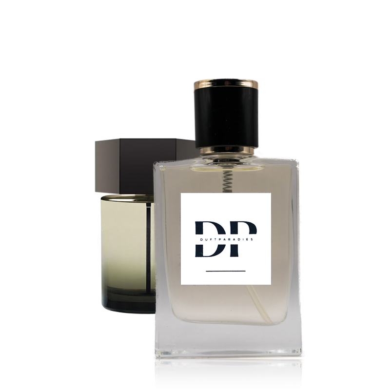 Duftparadies M29 Flakon mit Parfüm, elegantes Design, klare Glasflasche mit Duftmischung, stilvolles Parfüm-Produkt