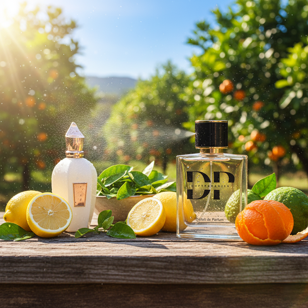 Duftparadies M195 Renaissance Duft mit eleganter Flasche und goldfarbenem Design, ideal für anspruchsvolle Parfümliebhaber