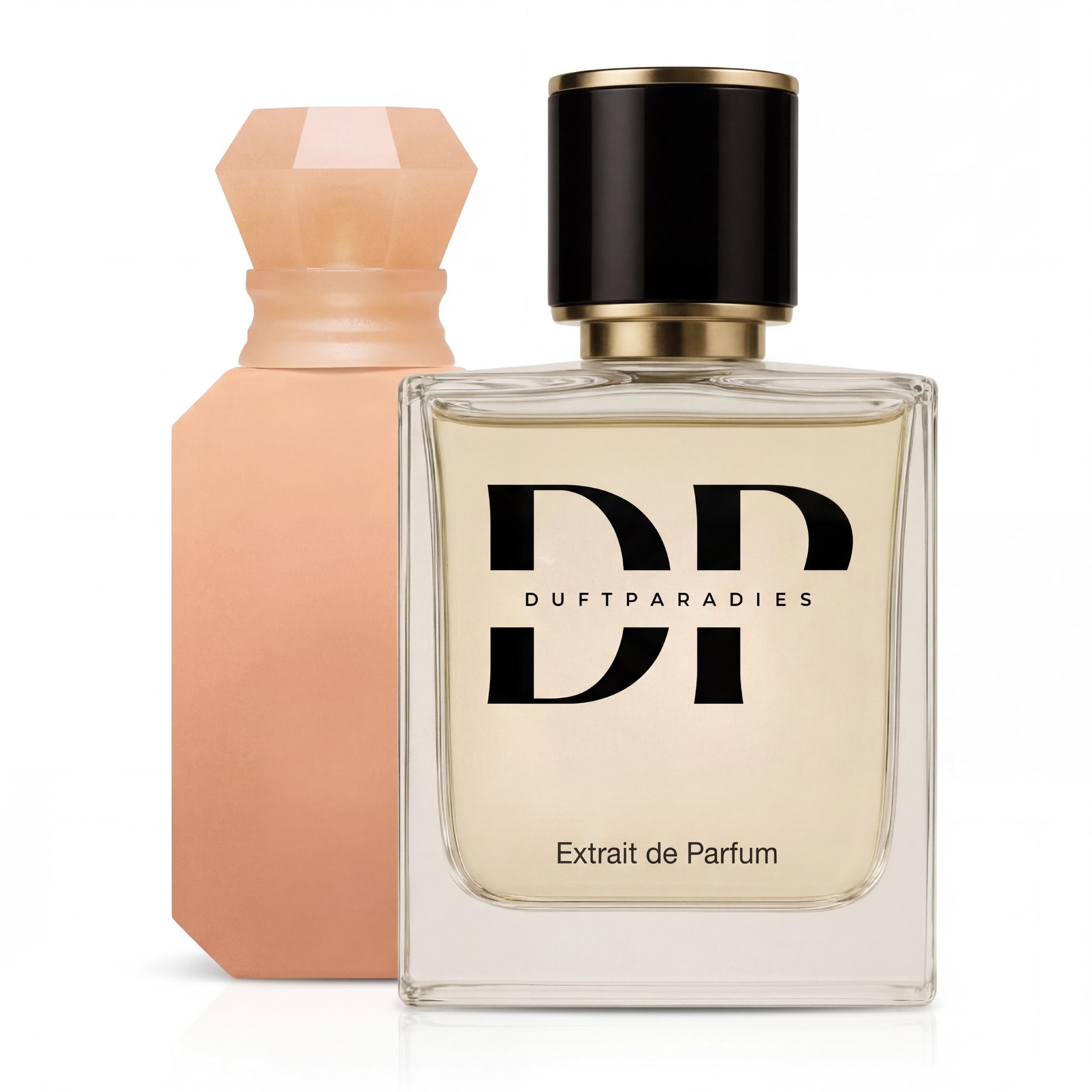 Duftparadies W207 Musk 27 Duft, Flasche mit beigefarbener Flüssigkeit und eleganter Verpackung, perfekt für Parfümliebhaber