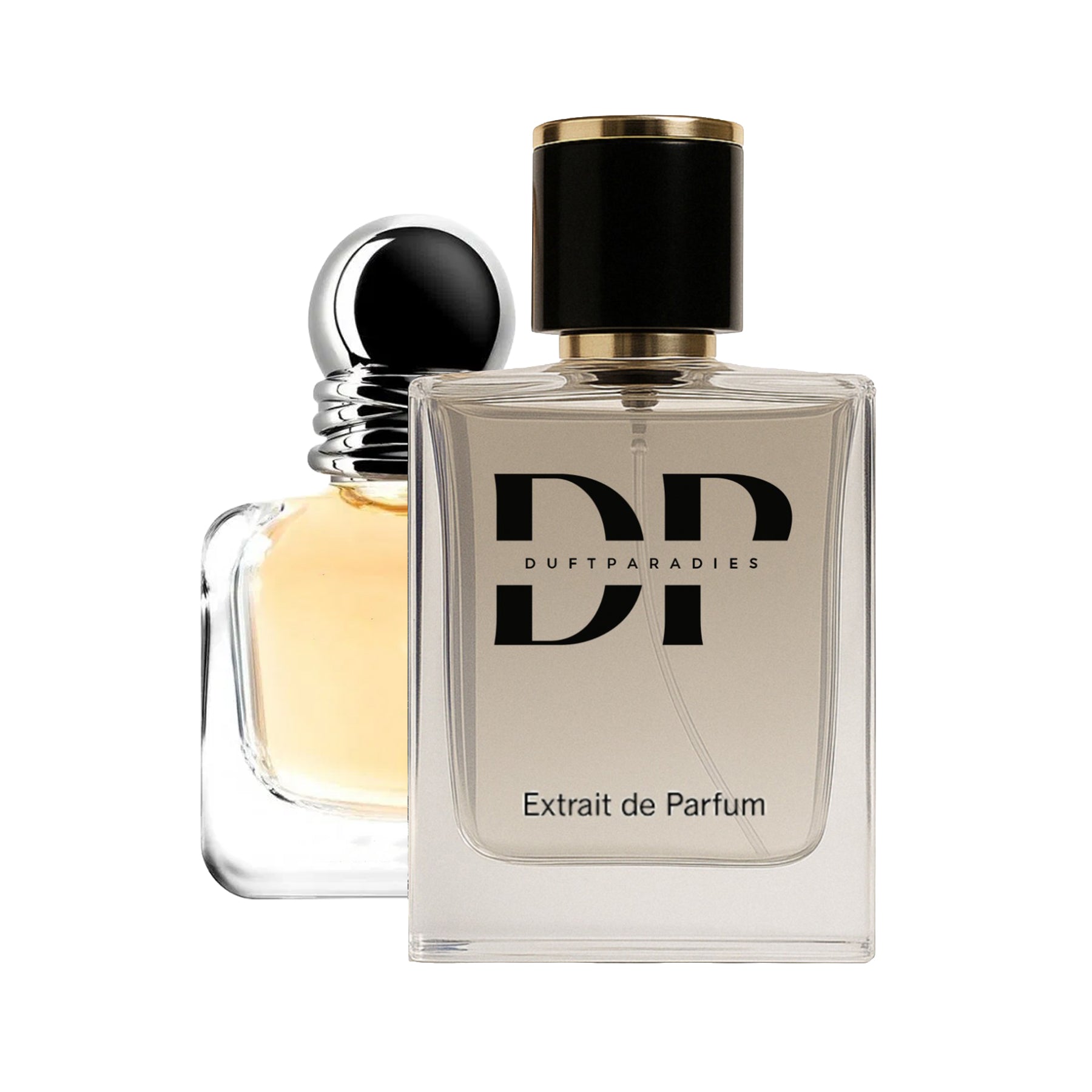 Duftparadies W106 Parfümflasche mit elegantem Design, sichtbar im Bild, für einen angenehmen Duft.