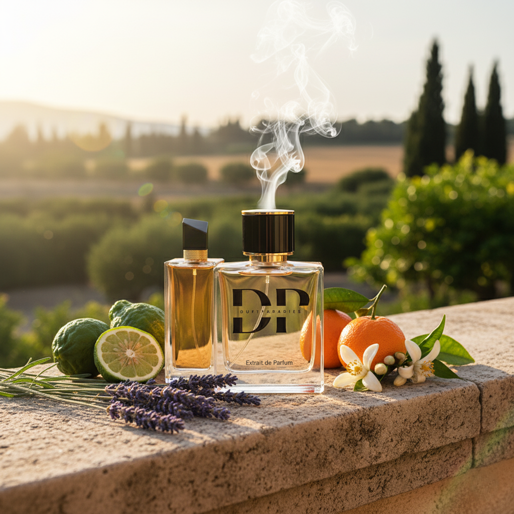 Duftparadies W120 Libre in World Intense Parfümflasche mit floralem Design, elegantes Parfüm für Damen.