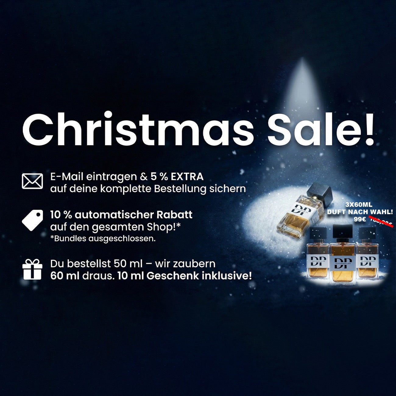 3x 60ML Weihnachtsbundle