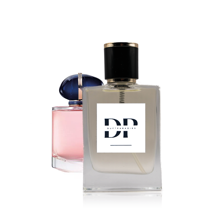 Duftparadies W118 Duftkerze in Glas mit blauer Flamme und eleganter Verpackung, stimmungsvoll und dekorativ.
