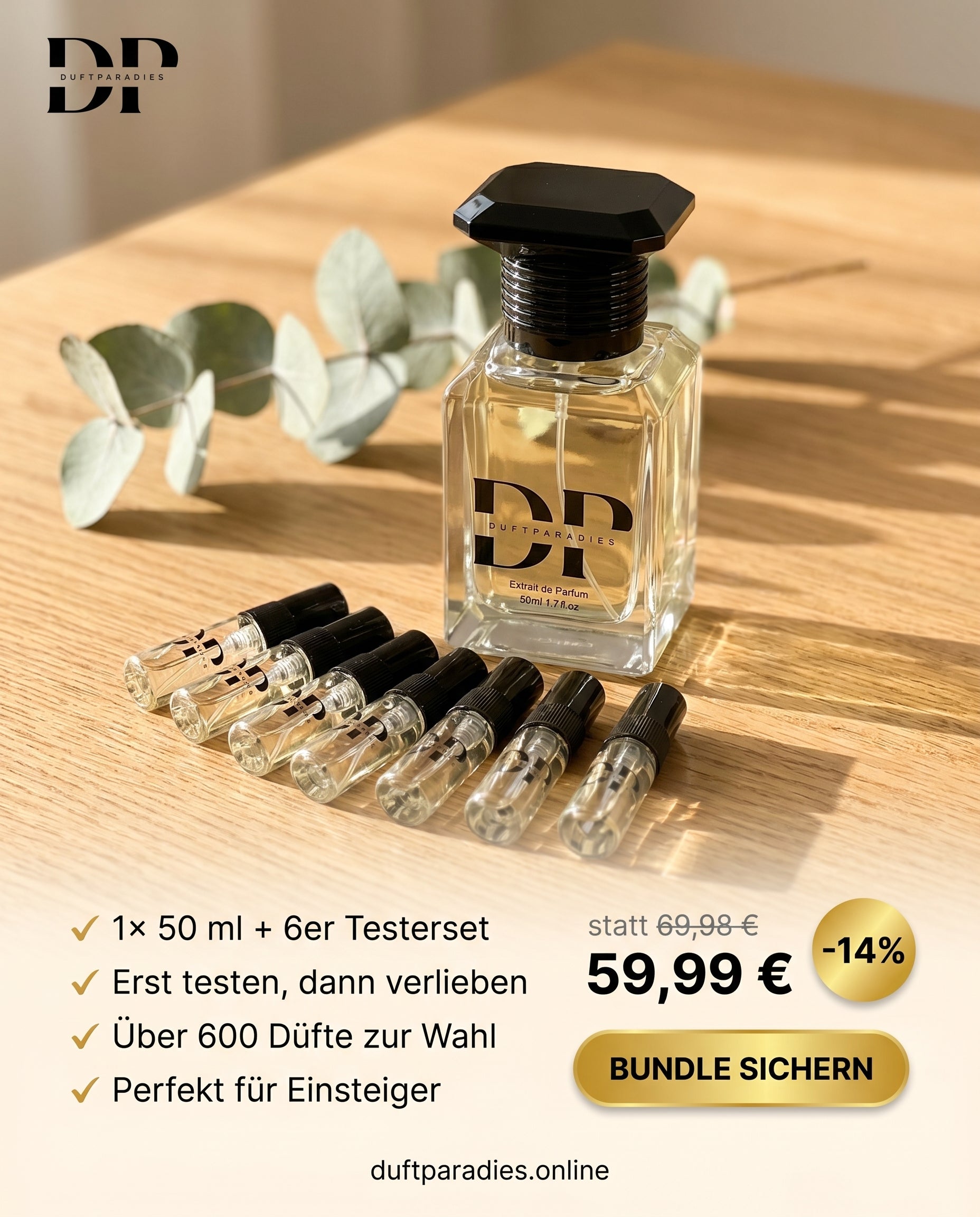 Einsteiger- & Entdecker-Bundle (1x 50ML + Testerset)