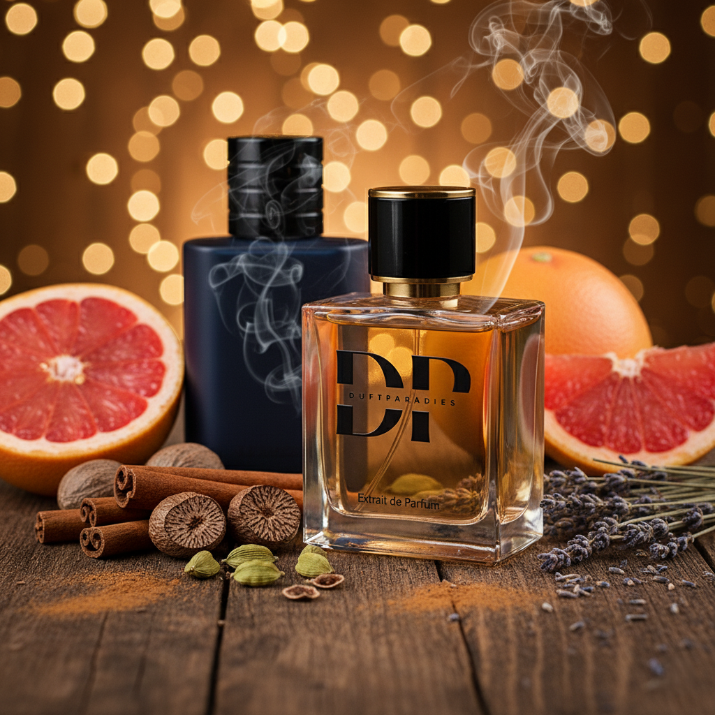 Duftparadies M187 Elixir Parfümflasche mit eleganter Gestaltung, luxuriöser Duft für Damen und Herren, Nahaufnahme des Flakons