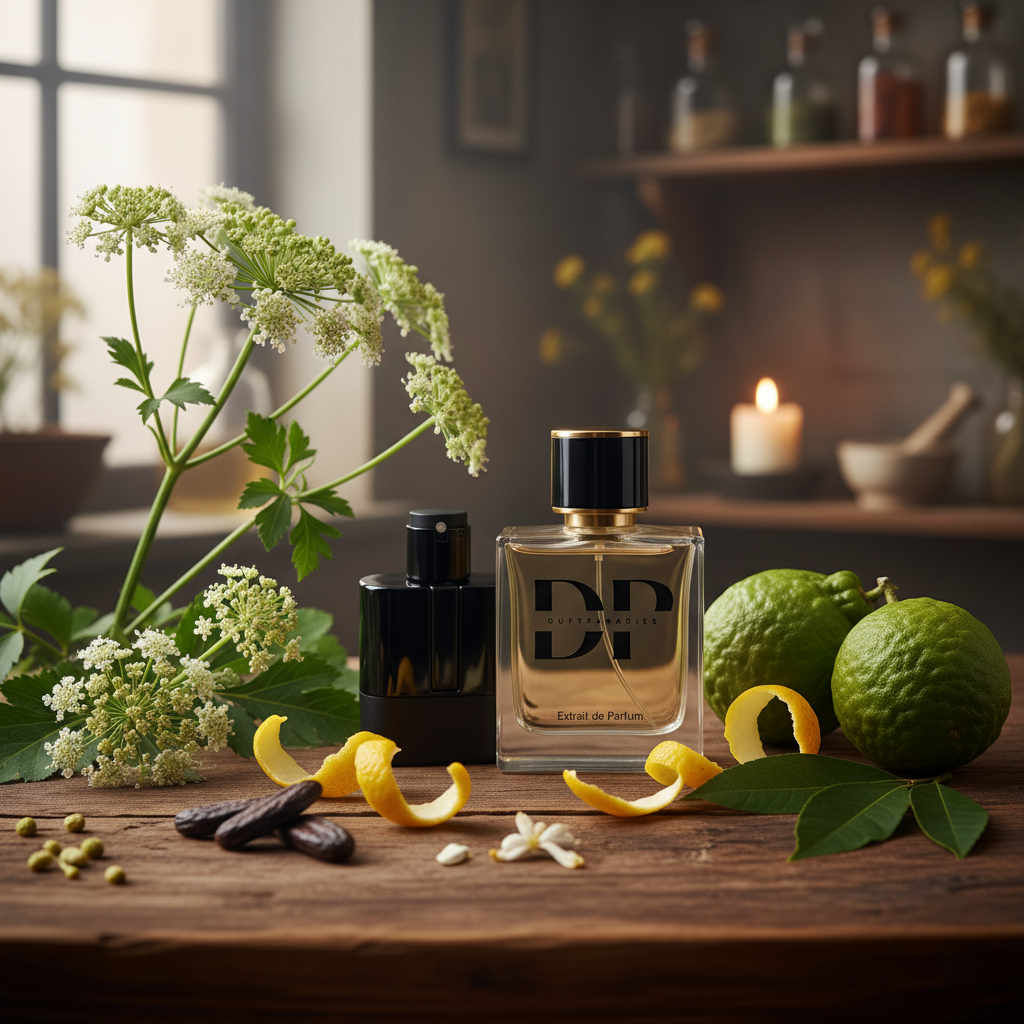 Schwarze Duftparadies M167 Flasche mit schwarzem Design und eleganter Verpackung, Parfüm für Damen und Herren.