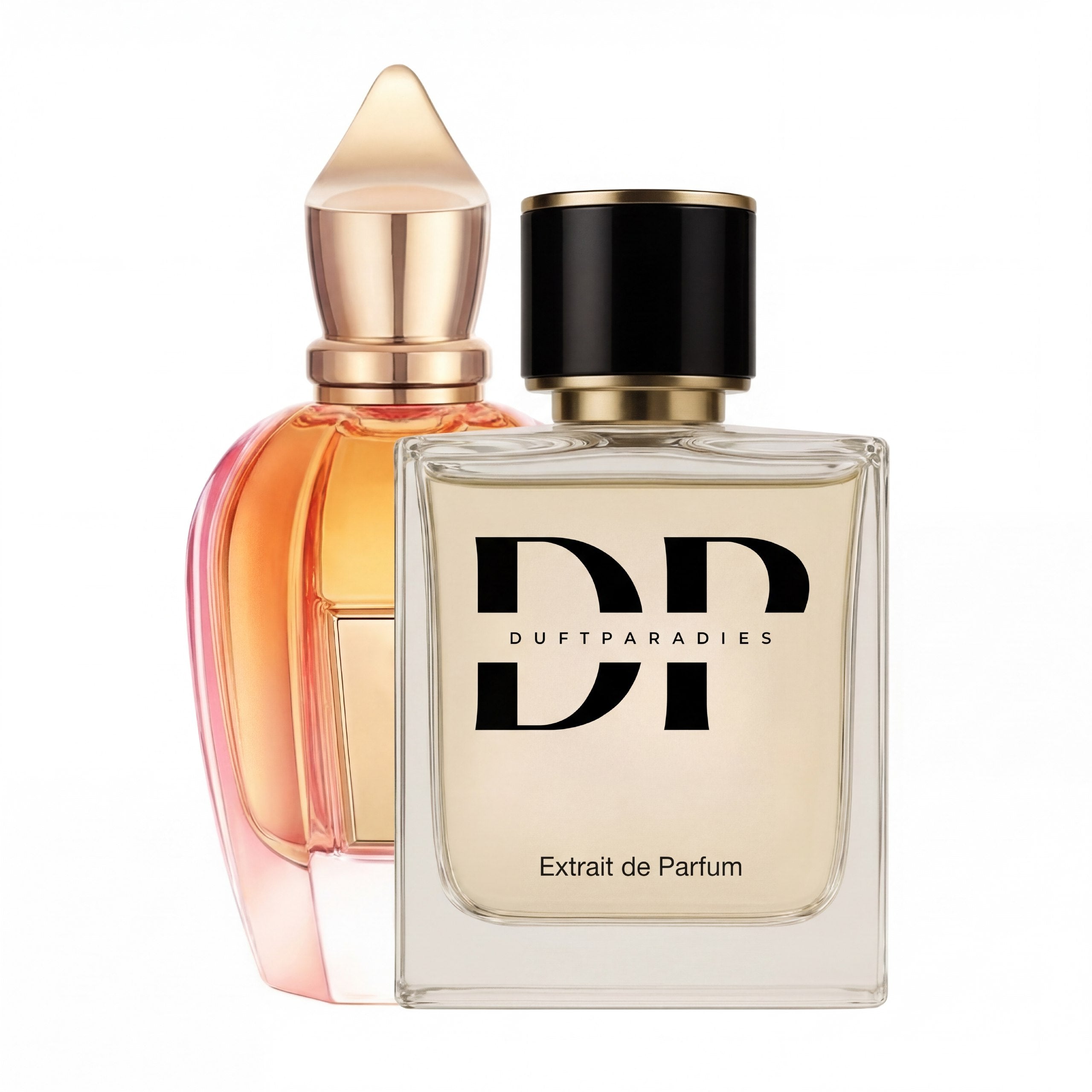 Duftparadies M337 Capital Parfümflasche mit elegantem Design auf weißem Hintergrund, sichtbare Flasche und Verpackung
