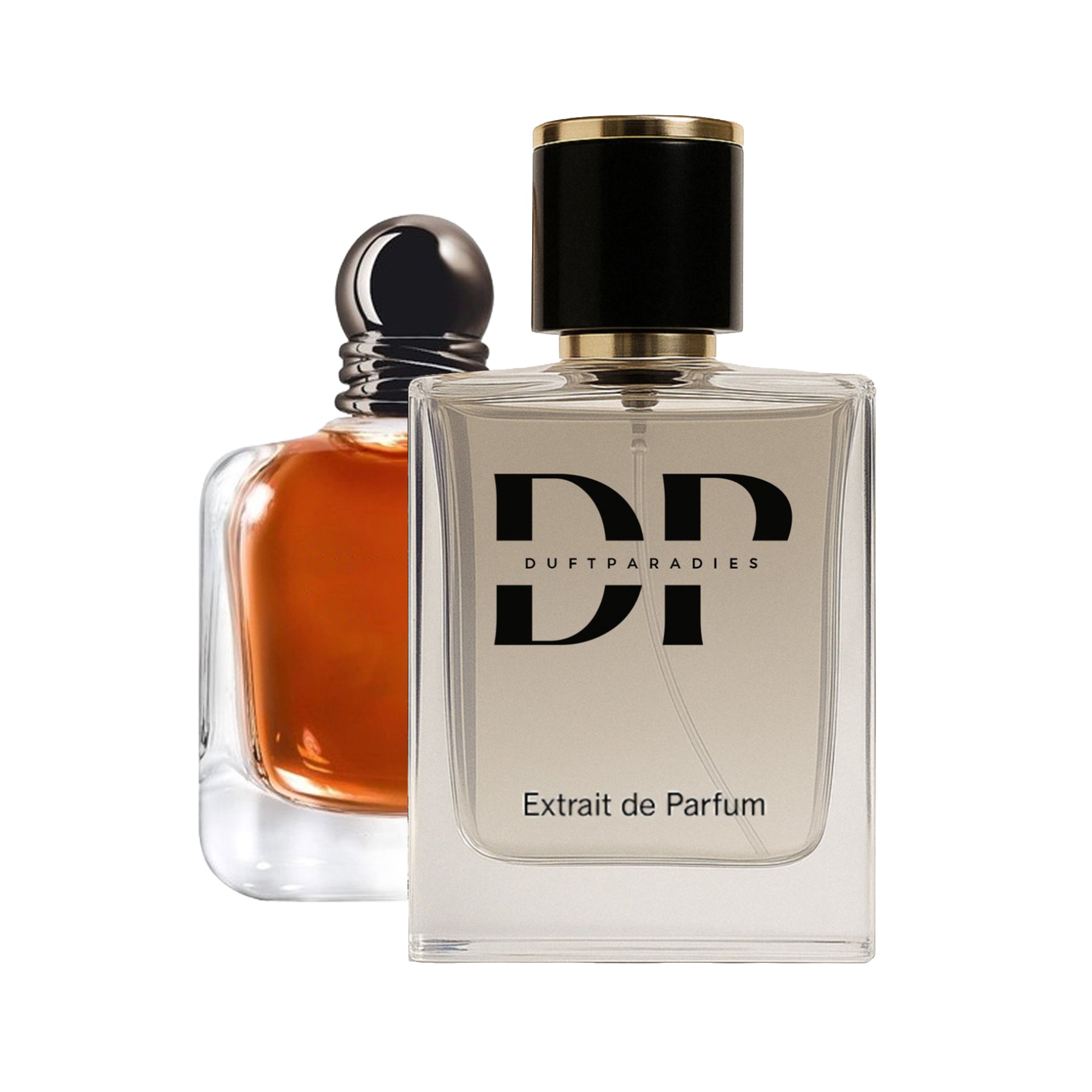 Duftparadies M121 Duftkerze in einem eleganten Glas mit warmem Flammenlicht, ideal für entspannte Abende.