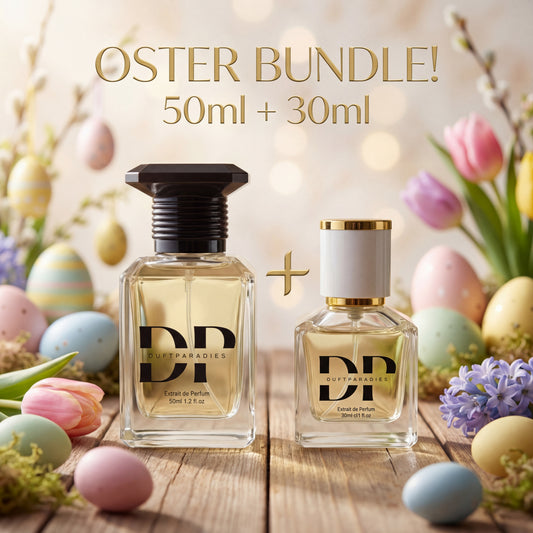 Oster-Bundle mit 50ml und 30ml Duftöl von Die besten Duftzwillinge, ideal für Duftlampen und Raumerfrischer